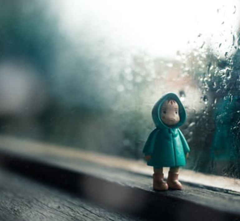 土砂降りの雨でも